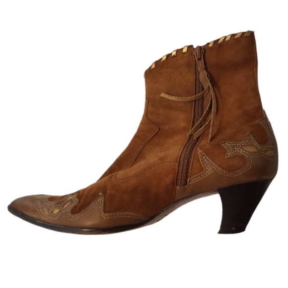 Antonio Melani- Western Ankle Boots - Picture 1 of 12